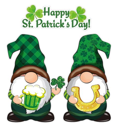 Saint Patricks Day Decorations, Happy Anniversary Funny, San Patrick Day, St Patricks Day Cakes, Irish Gnome, Gnome Wallpaper, St Patricks Day Wallpaper, Saint Patricks Day Art, St Patric