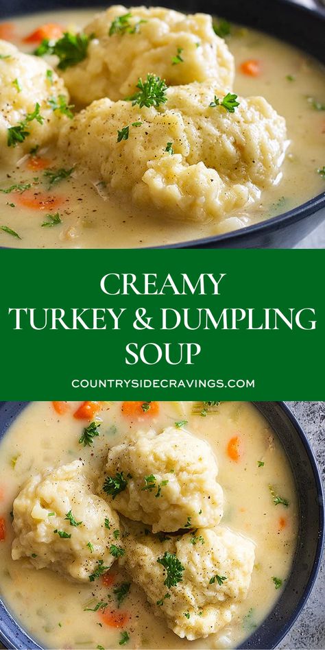 Turkey Dumpling Soup, Leftover Thanksgiving Turkey Recipes, Turkey And Dumplings, Leftover Turkey Soup, Turkey Soup Recipe, Dumpling Soup, Dumplings For Soup, Leftover Turkey Recipes, Turkey Soup