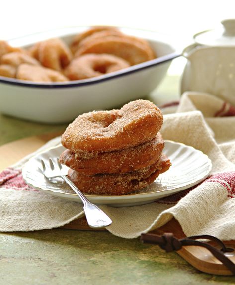 Apple Ring Fritters (Quick Recipe Using Pantry Staples) - Gitadini Apple Ring Fritters, Apple Rings Recipe, Apple Rings, Apple Fritter, Fritters Recipe, Quick Treats, Fritter Recipes, Apple Fritters, Fun Recipes