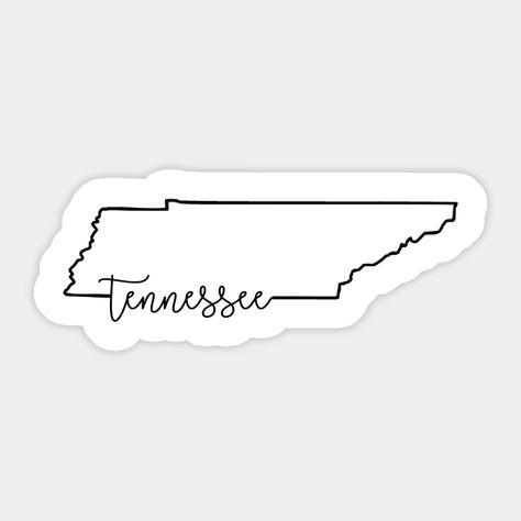 Tn Tattoo Tennessee, Tennessee State, Tennessee Drawing, Tennessee Tattoo Ideas Women, Tennessee Tattoo Ideas, Tennessee Outline, Tennessee Tattoo, Nashville Tattoo, Tennessee Map