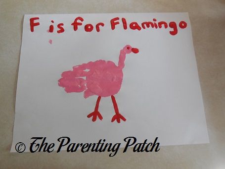 F Is for Flamingo Handprint Craft | Parenting Patch Letter F Handprint, Flamingo Handprint, F Is For Flamingo, Circus Preschool, Handprint Alphabet, Handprint And Footprint Crafts, Make A Letter, Alphabet Journal, Child Draw