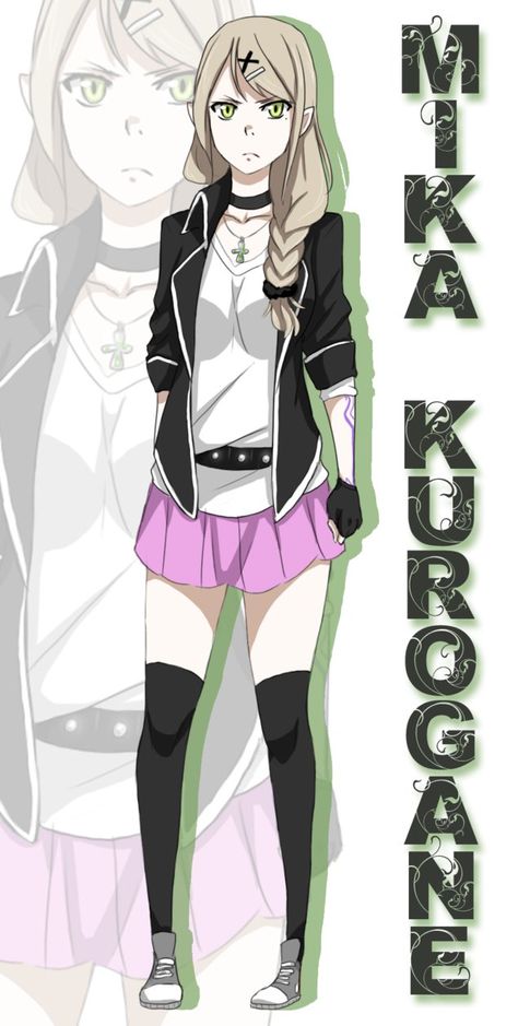 Ao no Exorcist [OC]: Kurogane Mika por Rinnichin Blue Exorcist Oc, Blue Exorcist Season 3, Double Spear, Exorcist Oc, Rin And Yukio, Anime Ocs, Blue Exorcist Anime, Exorcist Anime, Illustration Manga