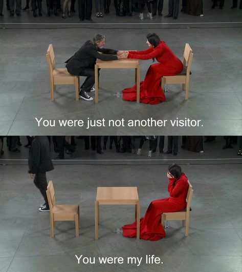 The Artist Is Present, Ja I Ty, Marina Abramovic, You Are My Life, Pretty Words, Movie Quotes, Pretty Quotes, Performance Art, Art History