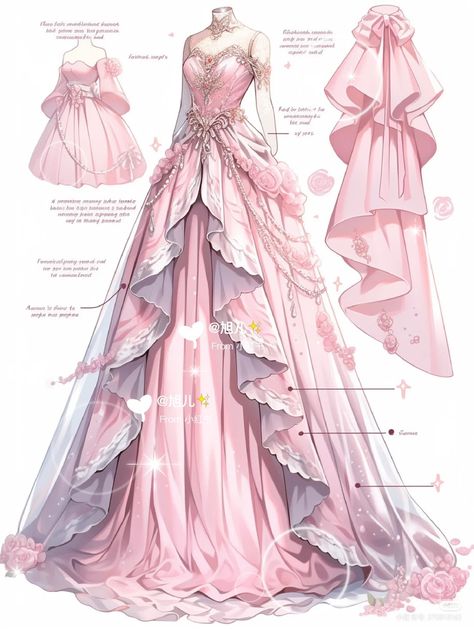 Boyfriend Jokes, Relationship Humor, Dreamy Gowns, Dress Design Drawing, Pink Wedding Dress, Fantasy Dresses, Fashion Drawing Dresses, Dress Design Sketches, Fashion Illustration Dresses