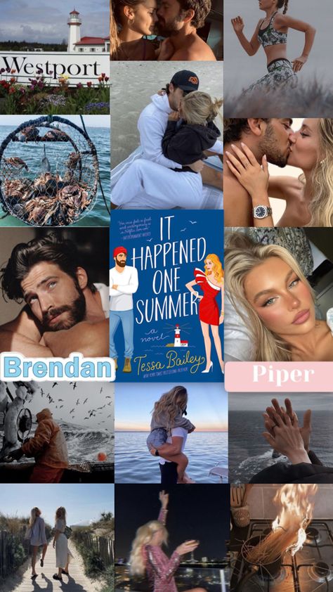 Romance Book Aesthetic It Happened One Summer, Tessa Bailey, One Summer, Book Boyfriends, Fan Book, Book Fandoms, Book Characters, Book Aesthetic, Summer Aesthetic