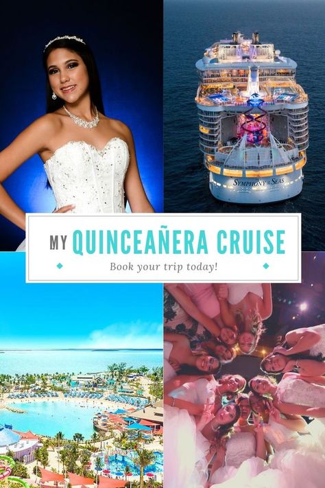 Quince On A Cruise, Sweet 16 Cruise Ideas, Destination Quinceanera, Cruise Quinceanera, Sweet 15, Once In A Lifetime, Sweet Sixteen, Holiday Travel, Quince