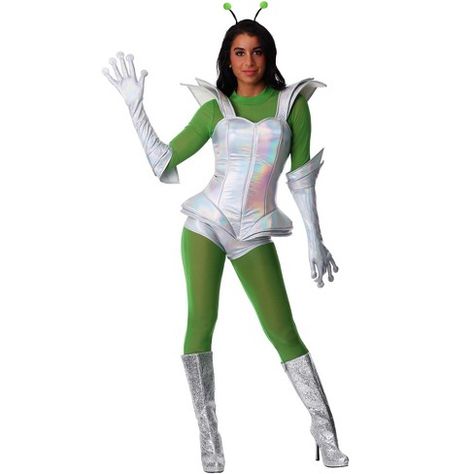 Intergalactic Costumes Plus Size, Astronaut Costume Women Space Suits, Outer Space Womens Costume, Toy Story Alien Costume Dress, Tinfoil Alien Hat, Alien Plus Size Costume, Toy Story Alien Costume Women Tutu, Outer Space Party Costumes, Alien Family Costume