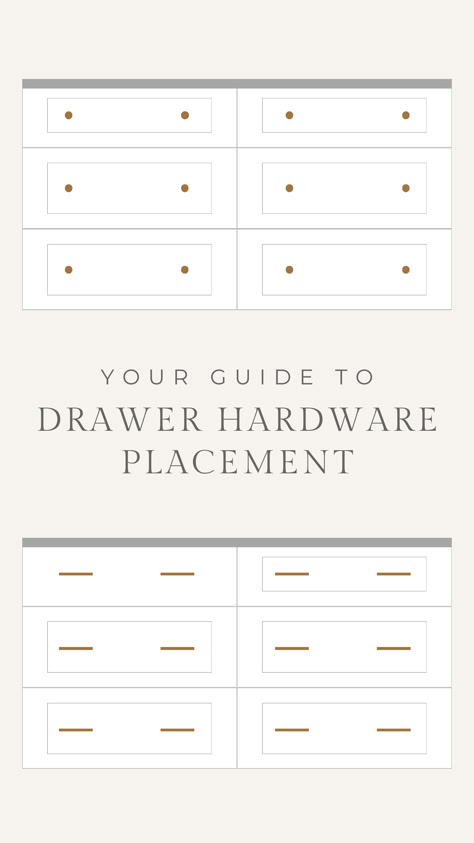 drawer hardware placement diagram Two Pulls On Kitchen Drawers, Kitchen Cabinet Hardware Placement Guide, Kitchen Hardware Combinations, Modern Farmhouse Kitchen Cabinet Pulls, Minimalist Kitchen Hardware, Where To Place Cabinet Hardware On Shaker Cabinets, Kitchen Cabinet Pull Size Guide, Placement Of Cabinet Hardware, Kitchen Cabinet Hardware Rules