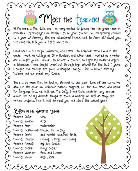 I’m going to quickly post and run. Just wanted to post my teacher letter. It’s simple but kinda cute! My goal is just to share a little about me and get the kids excited. I don’t … Teachers Letter To Parents, About Me Teacher Letter, Preschool Teacher Introduction Letter To Parents, Teacher Introduction To Students, Preschool Teacher Introduction Letter, Teacher Introduction Letter To Parents, Introduction Letter To Parents, Parent Letters From Teachers, Teacher Welcome Letters