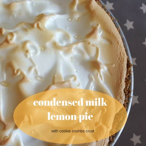 Lemon Meringue Pie Recipe Condensed Milk, Eagle Brand Lemon Pie, Lemon Marange Pie, Lemon Pie Recipe Condensed Milk, Easy Lemon Pie, Lemon Meringue Pie Easy, Lemon Icebox Pie, Lemon Pie Recipe, Lemon Meringue Tart