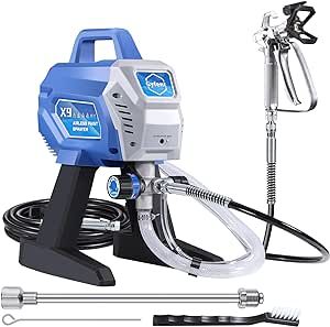 Hvlp Paint Sprayer, Airless Paint Sprayer, Amazon Reviews, Pressure Canning, Motor Speed, Construction Tools, Garage Tools, Paint Sprayer, Diy Garage