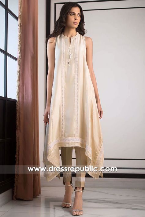 DR15869 Pakistani Designer Casual Dresses 2020 Buy in Suffolk, Long Island, NY Asymmetric Kurti Designs, Raw Silk Pants, Pants With Lace, Sania Maskatiya, Flowy Maxi Skirts, Kurti Designs Latest, Style Guru, Bohemian Vibes, Fashion Corner