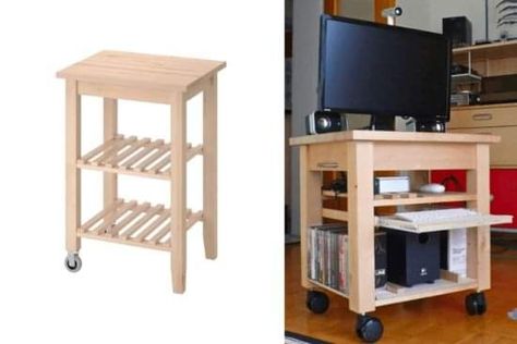 Small Garden Workshop, Ikea Trolley, Ikea Kitchen Cart, Ikea Step Stool, Ikea Cart, Ikea Bekvam, Kamado Bbq, Ikea Spice Rack, Portable Workbench