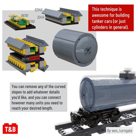 #1994 TECHNIQUES: LEGO Train Techniques Lego Train Layout, Lego Christmas Train, Lego Techniques, Lego Train, Lego System, Lego Christmas, Lego Trains, Rail Car, Lego Minecraft