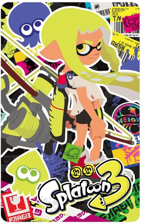 Baby Squid, Splatoon 3, Self Branding, 4 Wallpaper, Game Concept Art, Creative Drawing, Typography Logo, Phone Themes, Splatoon