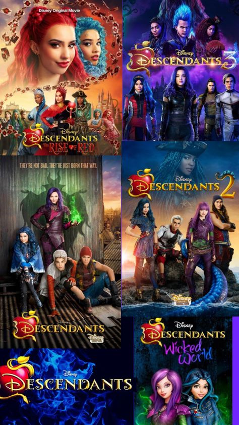 Disney Original Movies, Descendants Party, Disney Descendants, Trends International, Girl Swag, Original Movie, Gothic Lolita, Descendants, Disney Channel