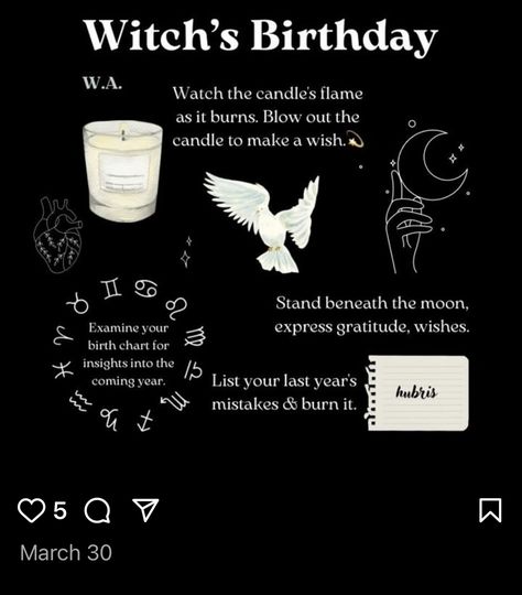 Birthday Magic Spell, Birthday Magic, Witch Things, Witch Tips, Witchy Tips, Spiritual Stuff, Moon Witch, Something Wicked, Book Of Shadow