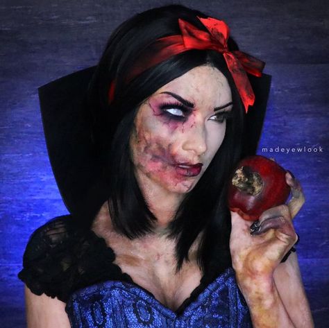 Character Tutorial, Dead Snow, Snow White Makeup, Character Appearance, Snow White Costume, The Poison, White Look, Halloween Makeup Looks, Fantasy Makeup