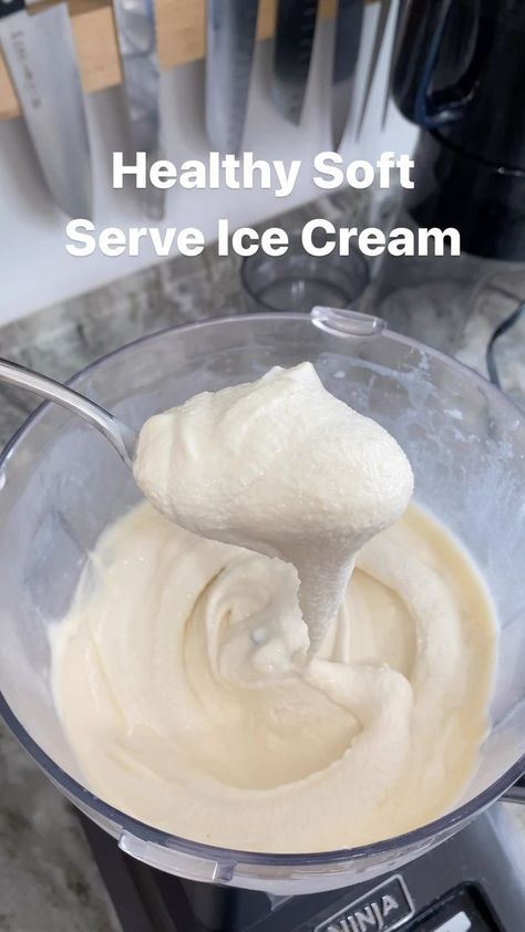 Matt Rosenman on Reels | Lee · Dreaming Evaporated Milk Ice Cream, Soft Serve Ice Cream Recipes, Healthy Homemade Ice Cream, Powdered Sugar Substitute, Ninja Ice Cream Recipe, Low Cal Dessert, Ice Cream Recipes Machine, Healthy Ice Cream Recipes, Protein Ice Cream