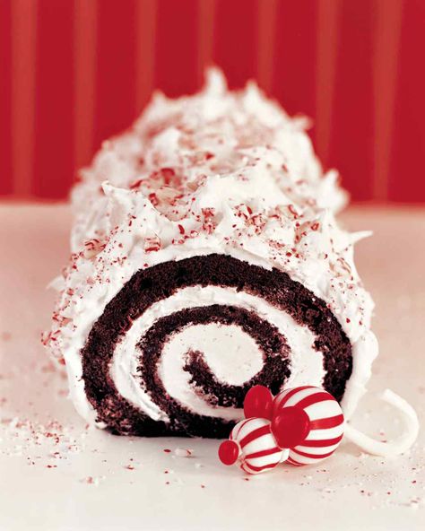 Use this recipe when making our Peppermint Yule Log. Peppermint Yule Log, Easy Yule Log Recipe, Chocolate Yule Log Recipe, Yule Log Cake Recipe, Yule Log Recipe, Christmas Yule Log, Chocolate Yule Log, Yule Log Cake, Cake Roll Recipes