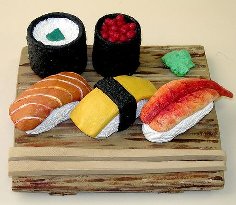 ceramic food | Flickr Mexican Sushi, Pop Art Food, Pop Art For Kids, Ceramic Food, Food Sculpture, Kids Clay, Tanah Liat, Food Projects, Clay Food