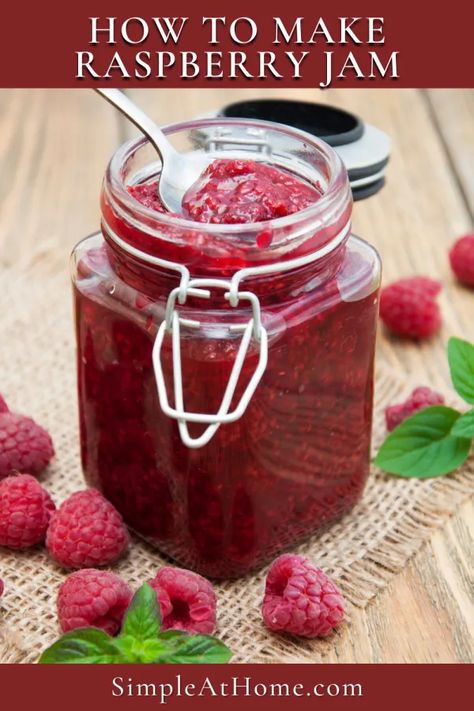 Raspberry Jam No Pectin, Raspberry Rhubarb Jam, Berry Jam Recipe, Raspberry Freezer Jam, Mulberry Jam, Pectin Recipes, Fruit Jam Recipes, Rhubarb Jam Recipes, Canning Jam Recipes