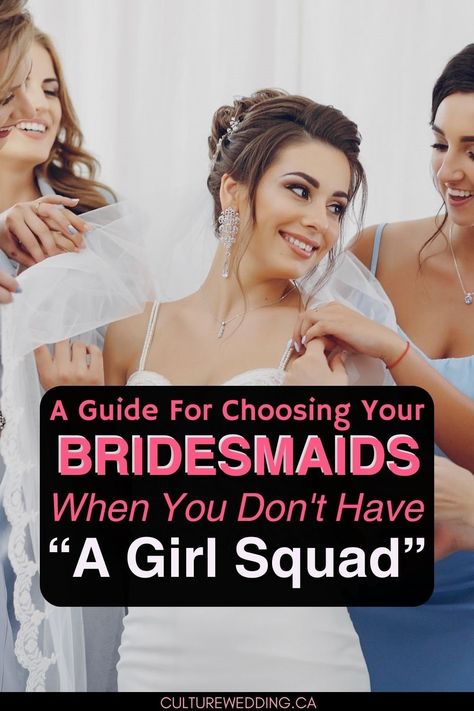 How To Pick Bridesmaids When You Have No Friends How To Pick A Bridesmaid, How To Choose Your Bridesmaids, How To Pick Bridesmaids, Bridesmaid Tips For Wedding Day, Always A Bridesmaid Never A Bride, How Many Bridesmaids Should I Have, Best Bridal Shower Gift, Bridesmaid Tips, Large Bridal Parties