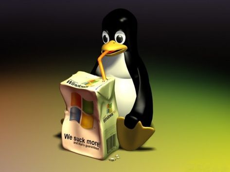 25 Funny Linux Wallpaper Designs for Geeks Penguin Wallpaper, Funny Commercial Ads, Linux Os, Funny Commercials, How To Make Oil, Windows Wallpaper, Commercial Ads, Funny Ads, Clipuri Video