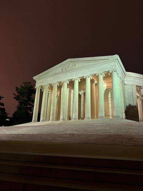 Walking around the monuments at night can be a romantic date idea for anyone visiting Washington DC Visiting Washington Dc, Jefferson Memorial, Date Idea, Romantic Date Ideas, Romantic Date, Romantic Dates, A Romantic, Washington Dc, At Night