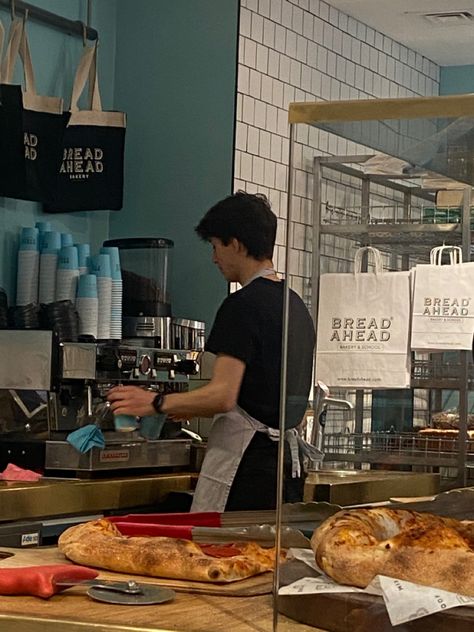 Coffee, barista aesthetic , coffee shop, coffee boy , café Work In A Coffee Shop Aesthetic, Coffee Bartender Aesthetic, Working Resturant Aesthetic, Cafe Worker Outfit Coffee Shop, Cafe Waiter Aesthetic, Male Barista Aesthetic, Waiter Aesthetic Boy, Coffee Shop Romance, Barista Aesthetic Boy