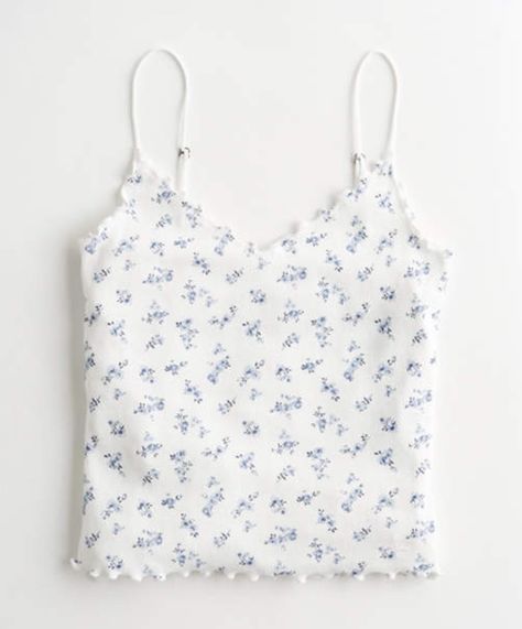 Tank Top Crop Top, Layering Cami, Floral Cami, Top Crop, Google Shopping, Dot Tops, Cropped Tank Top, Polka Dot Top, Hollister