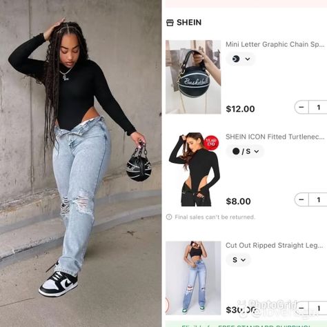 Shien Clothes Outfits Winter, Shien Outfit Idea For Winter, Spring Shein Outfits, Shein Outfits Winter, Shein Outfits Ideas, Baddie Shein Outfits, Shein Ideas, Shein Outfit Ideas, Shein Finds