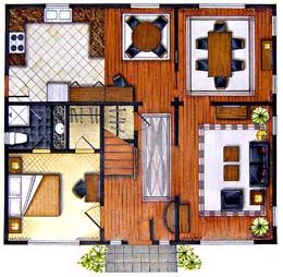 rendered floor plan showing how whole house ties together Shadow Techniques, Hatching Techniques, Rendered Floor Plan, Interior Design Renderings, Interior Architecture Drawing, Interior Design Plan, Drawing Interior, Instagram Light, Interior Design Drawings