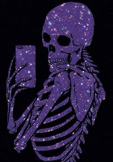 Purple Skeleton Wallpaper, Skeleton Profile, Purple Skeleton, Skeleton Wallpaper, Profile Picture Aesthetic, I Love Him So Much, Aesthetic Purple, I Love Him, Creative Fabrica