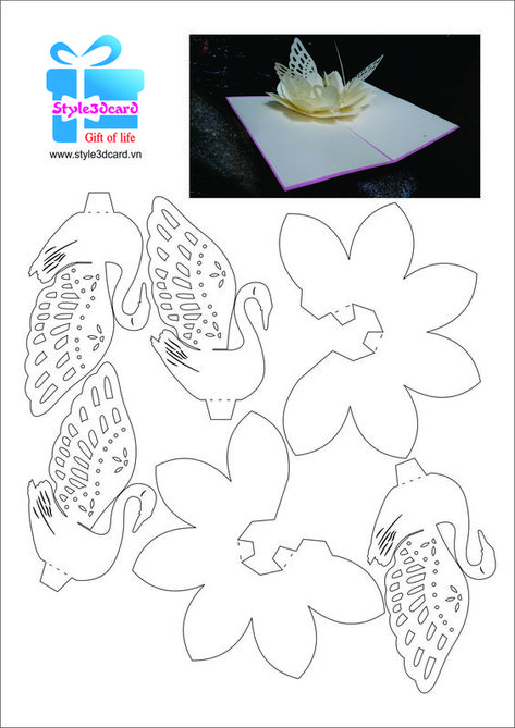 Kirigami Patterns, Kirigami Templates, Arte Pop Up, Heart Pop Up Card, Pop Up Flower Cards, Flowers Template, Diy Pop Up Cards, Pop Up Card Templates, Diy Pop