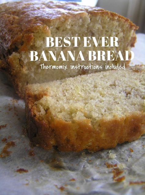 best ever banana bread | Retro Mummy Best Ever Banana Bread, Thermomix Recipes Dinner, Thermomix Recipes Healthy, Thermomix Baking, Cake Rack, Easy Banana Bread Recipe, Thermomix Desserts, Healthy Banana Bread, Best Banana Bread