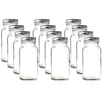 Check this out at Amazon Bamboo Spice Rack, Square Jars, Spice Rack Organiser, Glass Spice Jars, Spice Labels, Chalkboard Labels, Spice Bottles, Mini Jars, Spice Jar