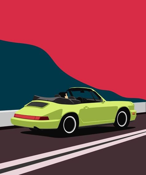 Minimalist Car art (@autominima.art) • Instagram photos and videos Lamborghini Art, Car Minimalist, Porsche Classic, Porsche 964, Car Artwork, Car Poster, Car Posters, Automotive Art, Art Minimalist