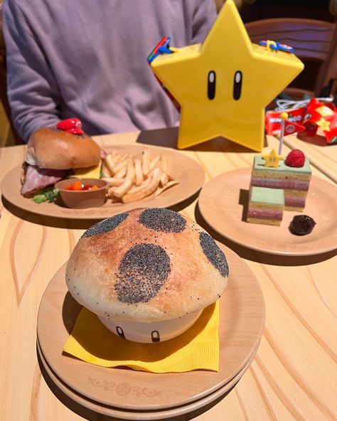 🍄 Celebrating #Mar10 Day in Super Nintendo World! 🍄I visited Universal Studios Japan almost exactly a year ago, and Super Nintendo World was what I was looking forward to most! It did not disappoint! The rides and mini games were so cute and fun, and I got to meet Kinopio himself while bounding as him! 🍄 #DisneyboundChallenge Day 10: Nintendo #supernintendoworld #kinopio #kinopioscafe #universalstudios #universalstudiosjapan #nintendo #supermario Universal Studios Japan Aesthetic, Super Nintendo World Japan, Universal Studios Orlando Food, Universal Studios Food, Universal Japan, Universal Studio Osaka, Japan Moodboard, Orlando Florida Universal Studios, Super Nintendo World