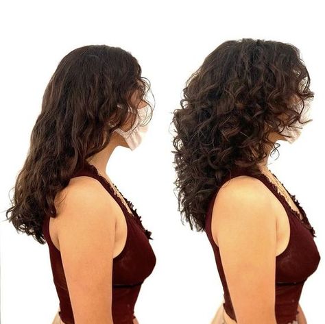 Long Layered Curly Hair, Long Curly Haircuts, Natural Curly Hair Cuts, Layered Curly Hair, Mixed Curly Hair, Thick Wavy Hair, Curly Hair Photos, A Messy Bun, Ginger Hair Color