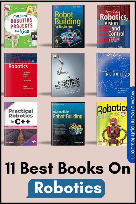 11 Best Books on Robotics Frc Robotics Aesthetic, Robotics Aesthetic, History Of Robots, Coding Ideas, Viking Aesthetic, Learn Robotics, Robot Programming, Autonomous Robots, Learn Computer