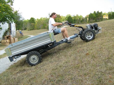 Bcs Tractor, Walk Behind Tractor, Fire Pit Plans, Homemade Tractor, Electric Cargo Bike, Gravel Driveway, Compact Tractors, Mini Farm, Cargo Bike