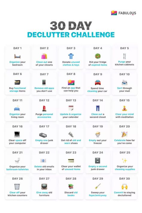 30 Day Declutter Challenge, 30 Day Declutter, Old Apps, 30 Day Challenges, Declutter Challenge, Happy March, Monthly Challenges, Squat Challenge, Organize My Life