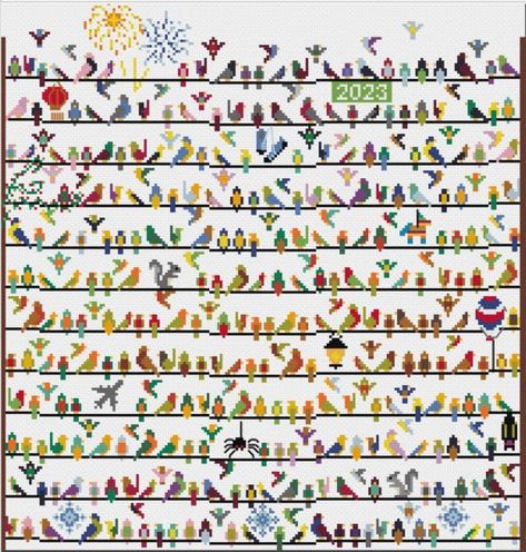 Temperature Cross Stitch, Cross Stitch Tips, Temperature Quilts, Temperature Chart, Temperature Blanket, Cross Stitch Bird, Stitch Art, Stitching Art, Art Textile