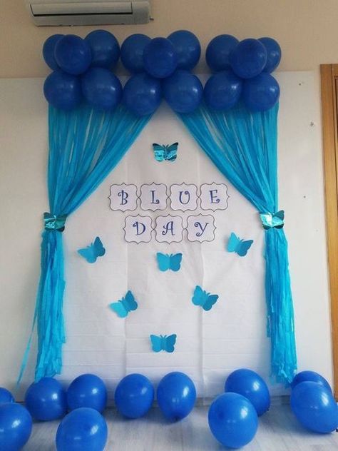 Blue Colour Day Crafts Preschool, Blue Day Decoration In School, Blue Day Decoration Ideas For Preschool, Blue Colour Day Decoration In Preschool, Blue Day Board Decoration In Preschool, Blue Color Activities Preschool, Blue Colour Activity For Preschool, Blue Day Activity For Kindergarten, Blue Day Crafts Preschool