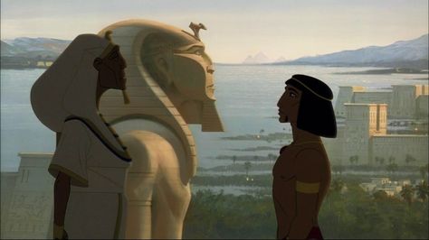 The Prince of Egypt- Pharaoh Seti and Moses Joseph King Of Dreams, Egypt Movie, The Prince Of Egypt, Holly Bible, Cartoon Film, Egypt Concept Art, Egypt Aesthetic, Prince Of Egypt, Royal Blood