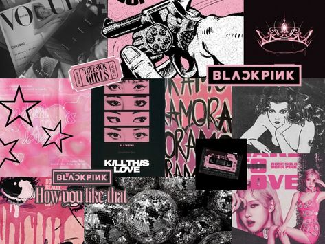 Wallpaper collage laptop aesthetic black, pink, blackpink, album, y2k, rockstar girlfriend, illustration, graphic design, highlight, design, vintage, collage, popular, vibe, retro, love, heart Blackpink Collage Wallpaper Laptop, Black Pink Wallpaper Laptop, Wallpapers For Laptop Y2k, Y2k Background Aesthetic Laptop, Laptop Wallpaper Chromebook, Y2k Collage Wallpaper Laptop, Ipad Wallpaper Y2k Horizontal, 777 Wallpaper Laptop, Pink Asthetics Wallpaper Laptop