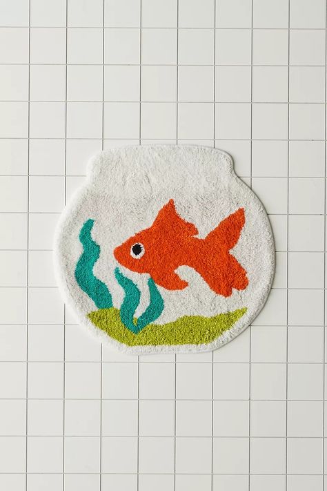 Fun Bath Mats, Tufting Diy, Pix Art, Laundry Bags, Punch Needle Embroidery, Shower Curtain Decor, Needle Punch, Diy Rug, Shower Accessories