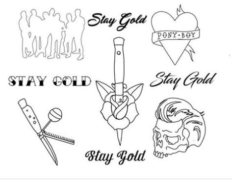 Nothing Gold Can Stay Tattoo, Stay Tattoo, Stay Gold Tattoo, Pony Boy, Nothing Gold Can Stay, Gold Tattoo, Boy Tattoos, Stay Gold, Peace Gesture