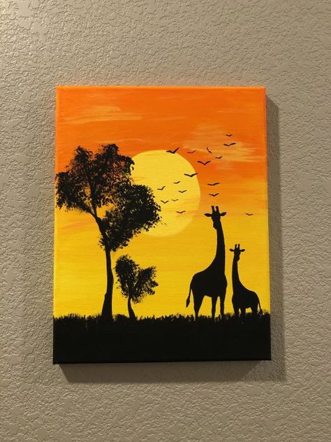 DIY Painting Plywood Painting Art, Painting Class Ideas, Beginner Acrylic Painting Ideas, Forest Animal Painting, Good Paintings, Plywood Painting, Class Painting, Diy Canvas Art Easy, Canvas Art Painting Abstract